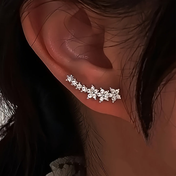Boucles d'Oreilles - Douceur Florale Éternelle, vue détail