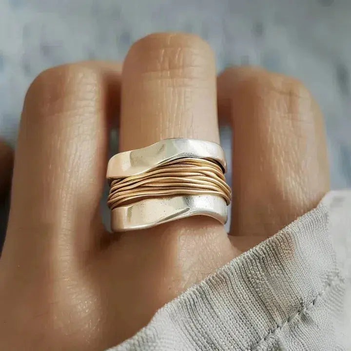 Bague - Reflets Argent et Or