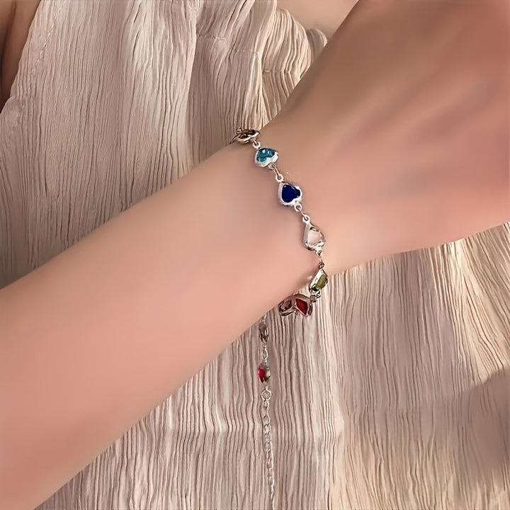 Bracelet - Éclat en Forme de Cœur, vue détail
