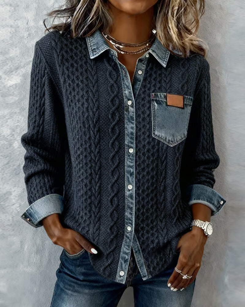Manon - chemise patchwork, vue 10
