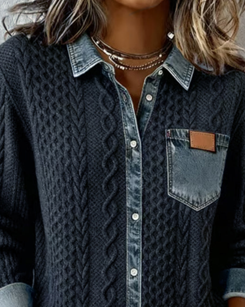 Manon - chemise patchwork, vue 12