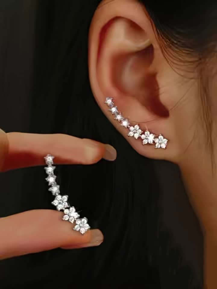 Boucles d'Oreilles - Douceur Florale Éternelle, packaging