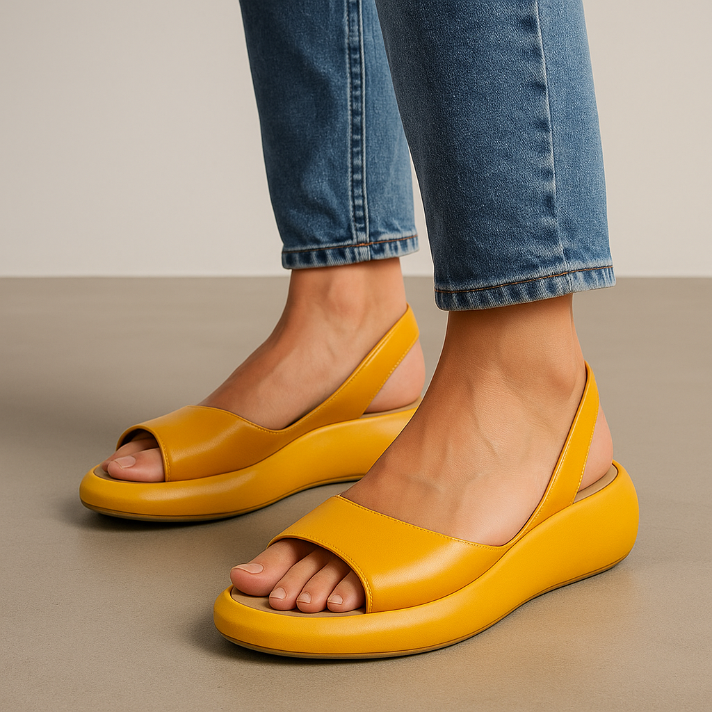 Isabelle sandales jaune