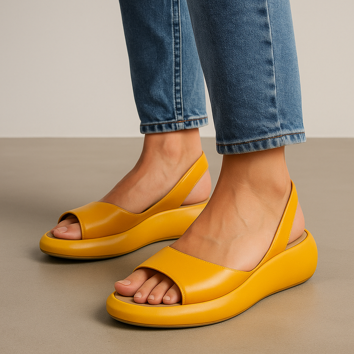 Isabelle sandales jaune