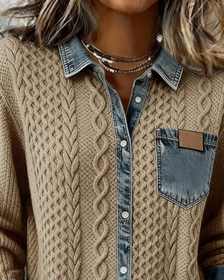 Manon - chemise patchwork, vue 8