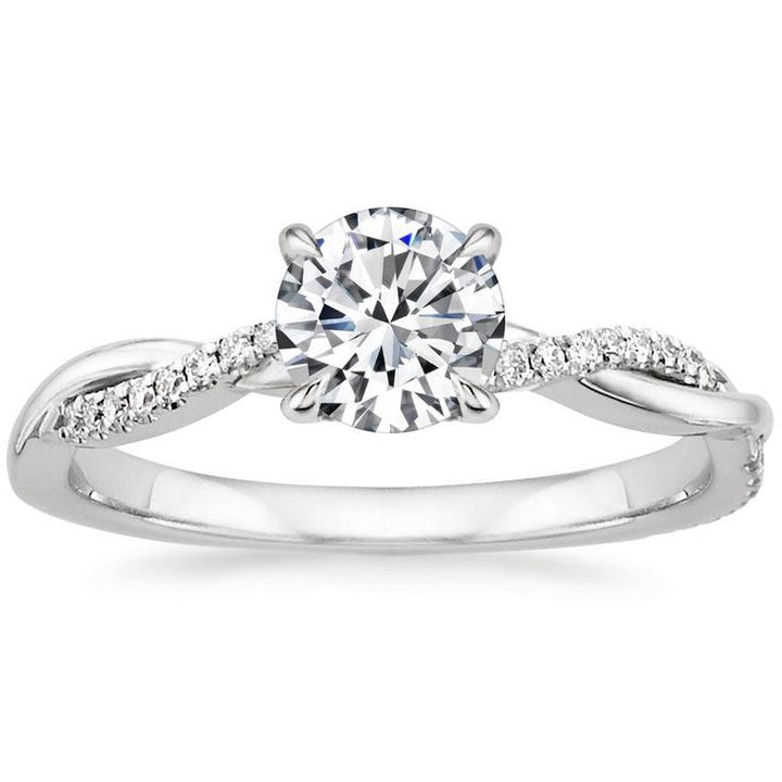 Bague élégante argentée