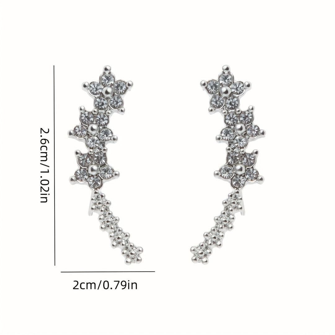 Boucles d'Oreilles - Douceur Florale Éternelle, mise en situation