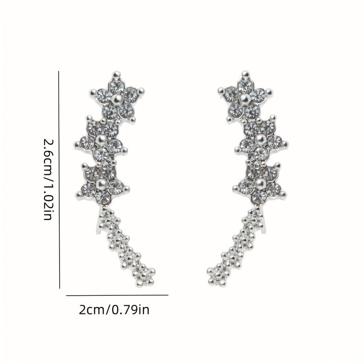 Boucles d'Oreilles - Douceur Florale Éternelle, mise en situation