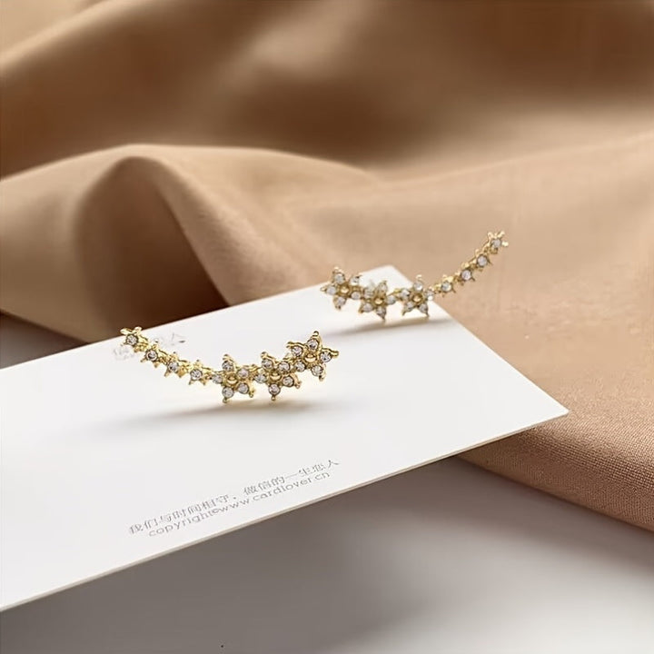 Boucles d'Oreilles - Douceur Florale Éternelle, vue détail
