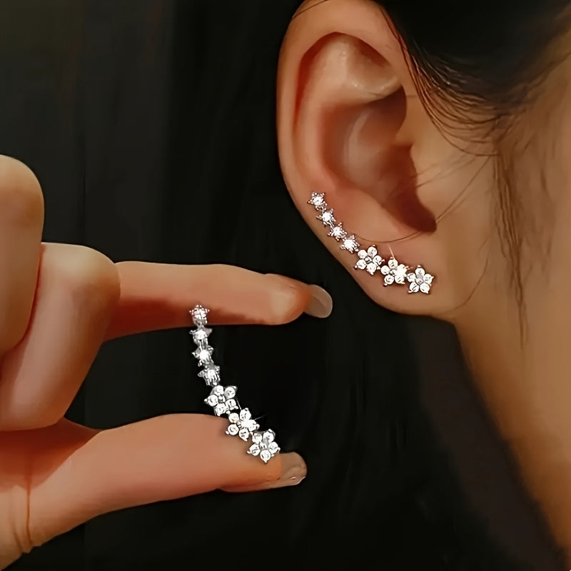 Boucles d'Oreilles - Douceur Florale Éternelle