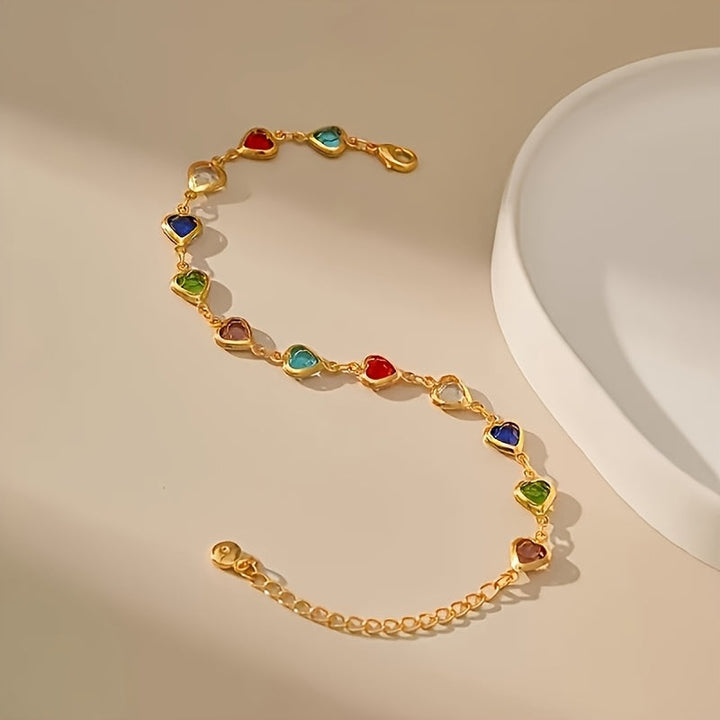 Bracelet - Éclat en Forme de Cœur, mise en situation