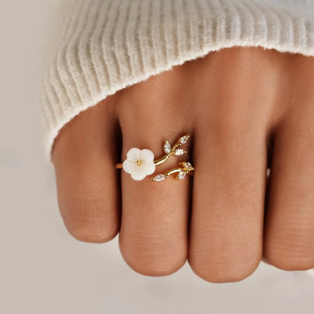 Bague de printemps détail