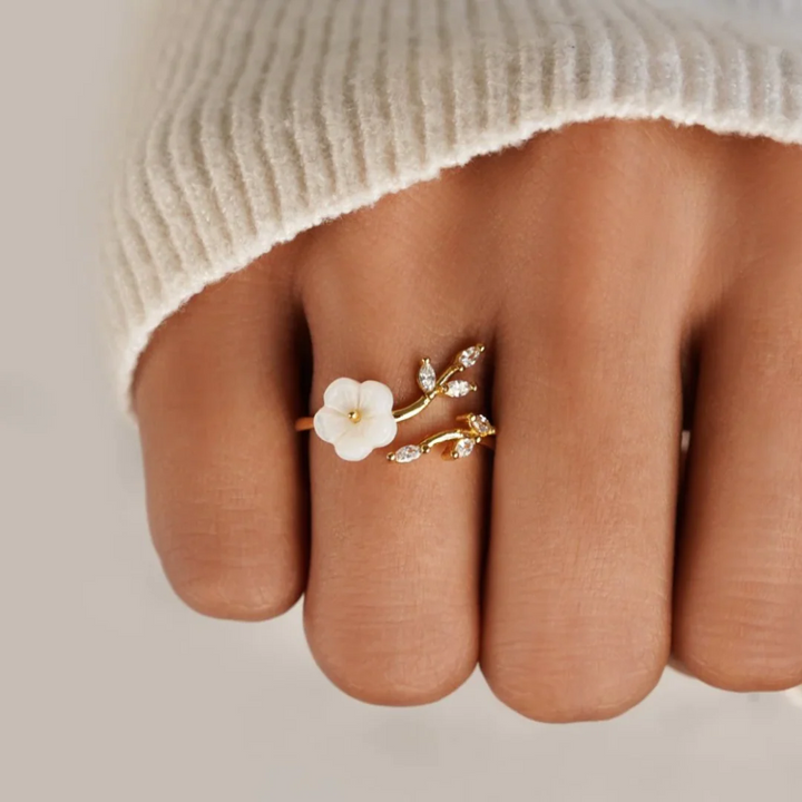Bague de printemps détail