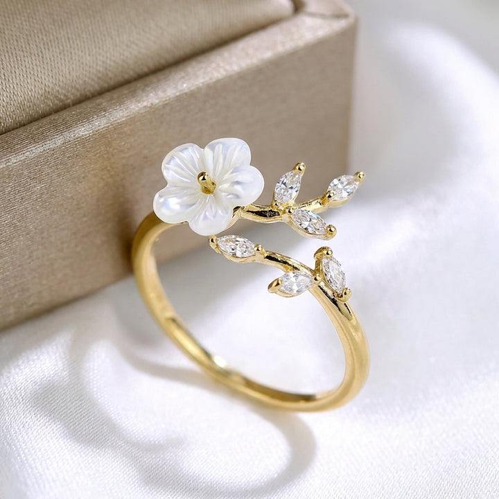 Bague de printemps portée