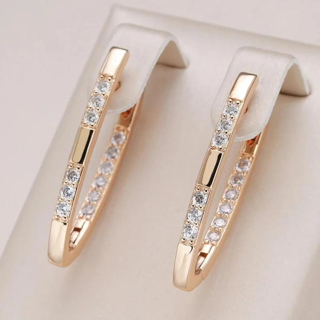 Boucles d'Oreilles - Sophistication en Zirconium