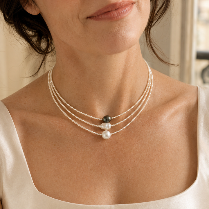 Collier | Charme Antique Perlé