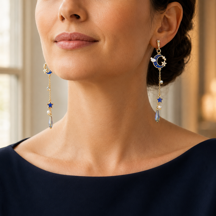 Boucles d'Oreilles | Touche de Bleu