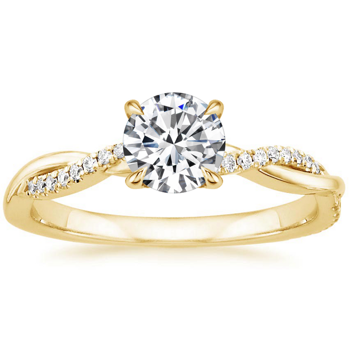 Bague élégante dorée