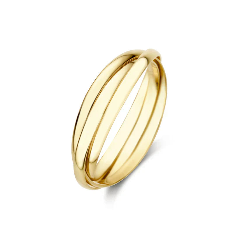 Bague - Trilogie Dorée Élégante, vue détail