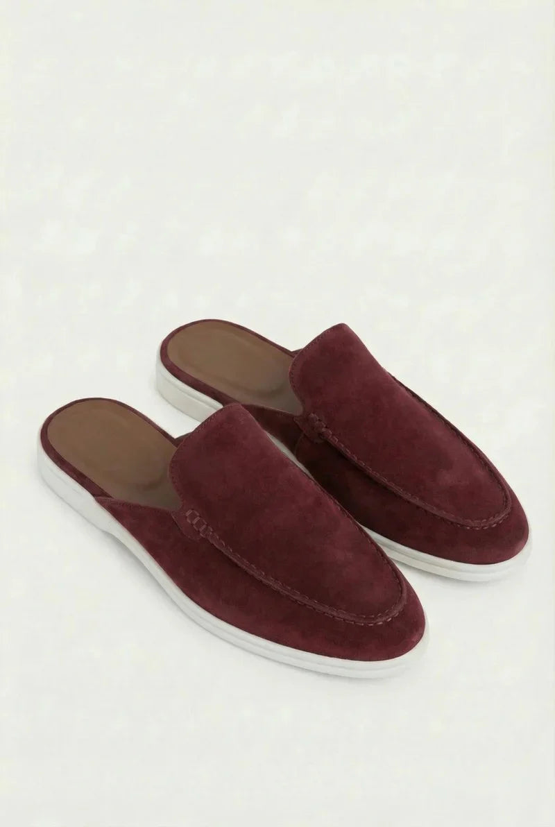 Julien mule bordeaux detail 2