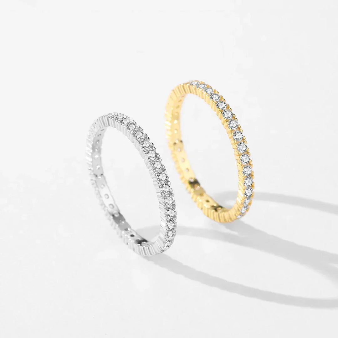 Bague éternité minimaliste