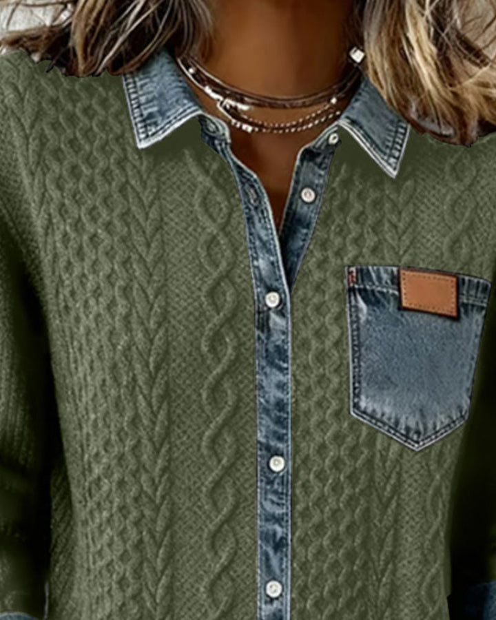 Manon - chemise patchwork, vue 17