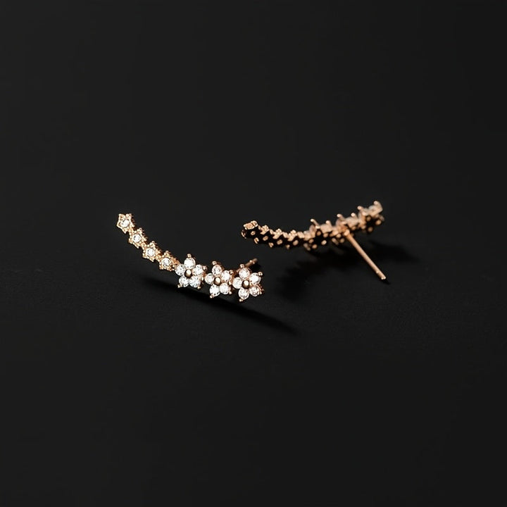 Boucles d'Oreilles - Douceur Florale Éternelle, vue détail