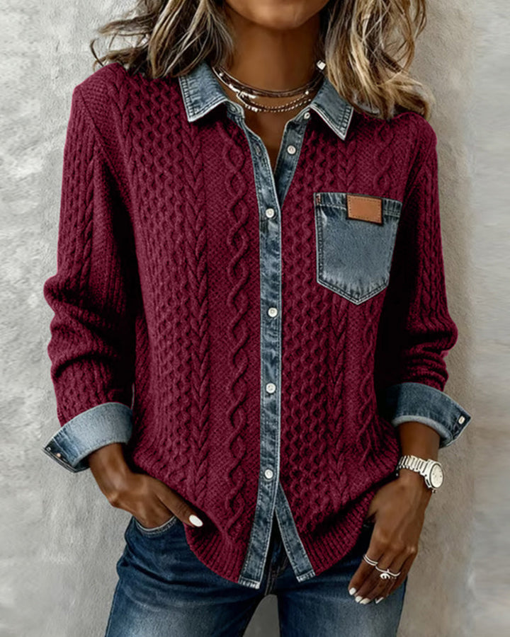Manon - chemise patchwork, vue 13
