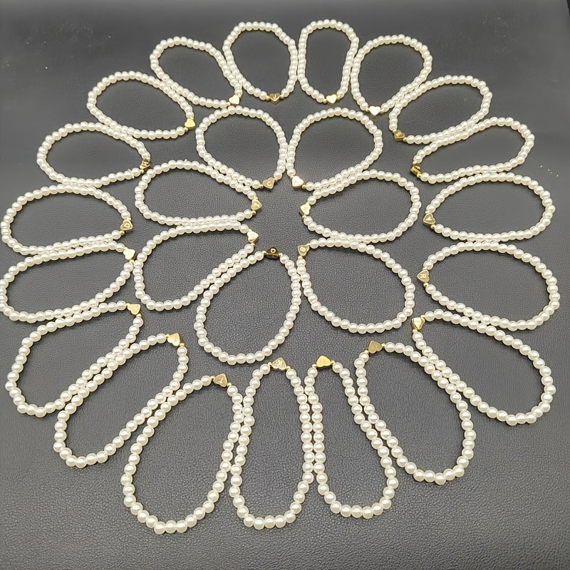 Bracelet initiale en cœur