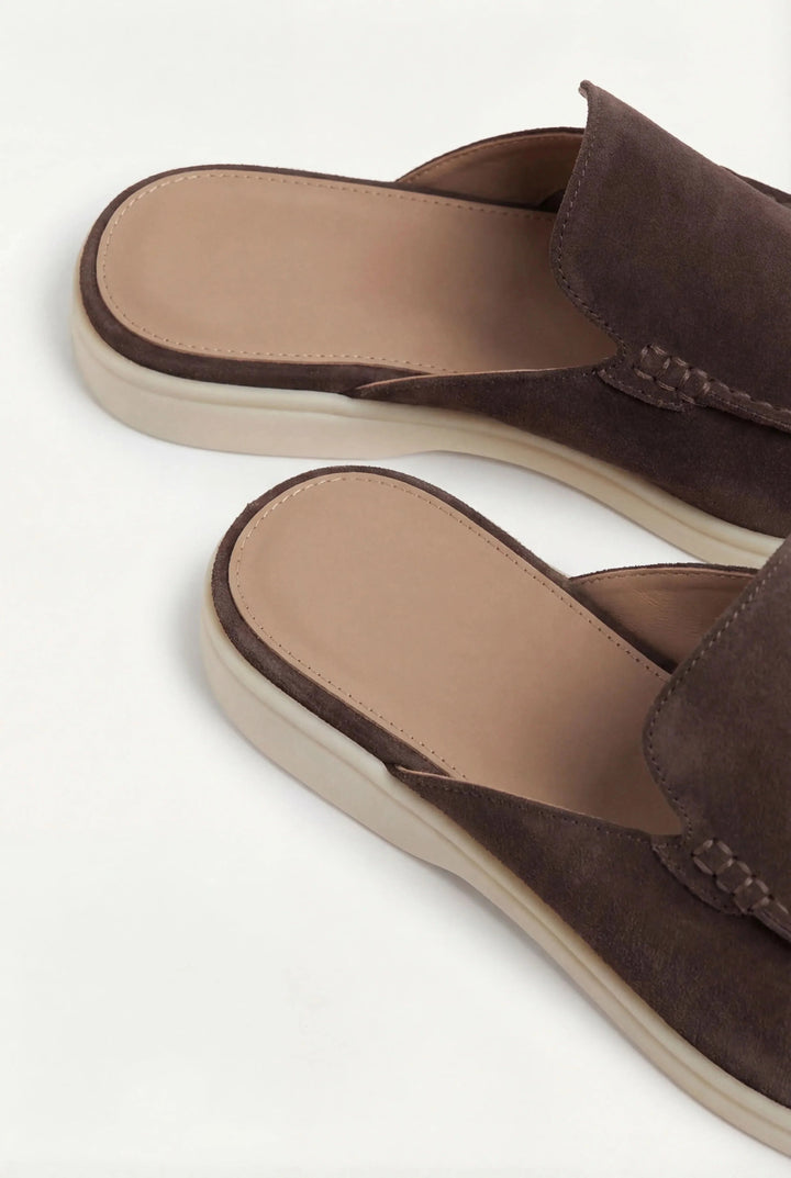 Julien mule marron detail 2