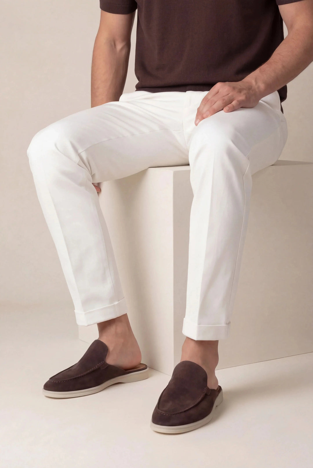 Julien mule marron detail 1