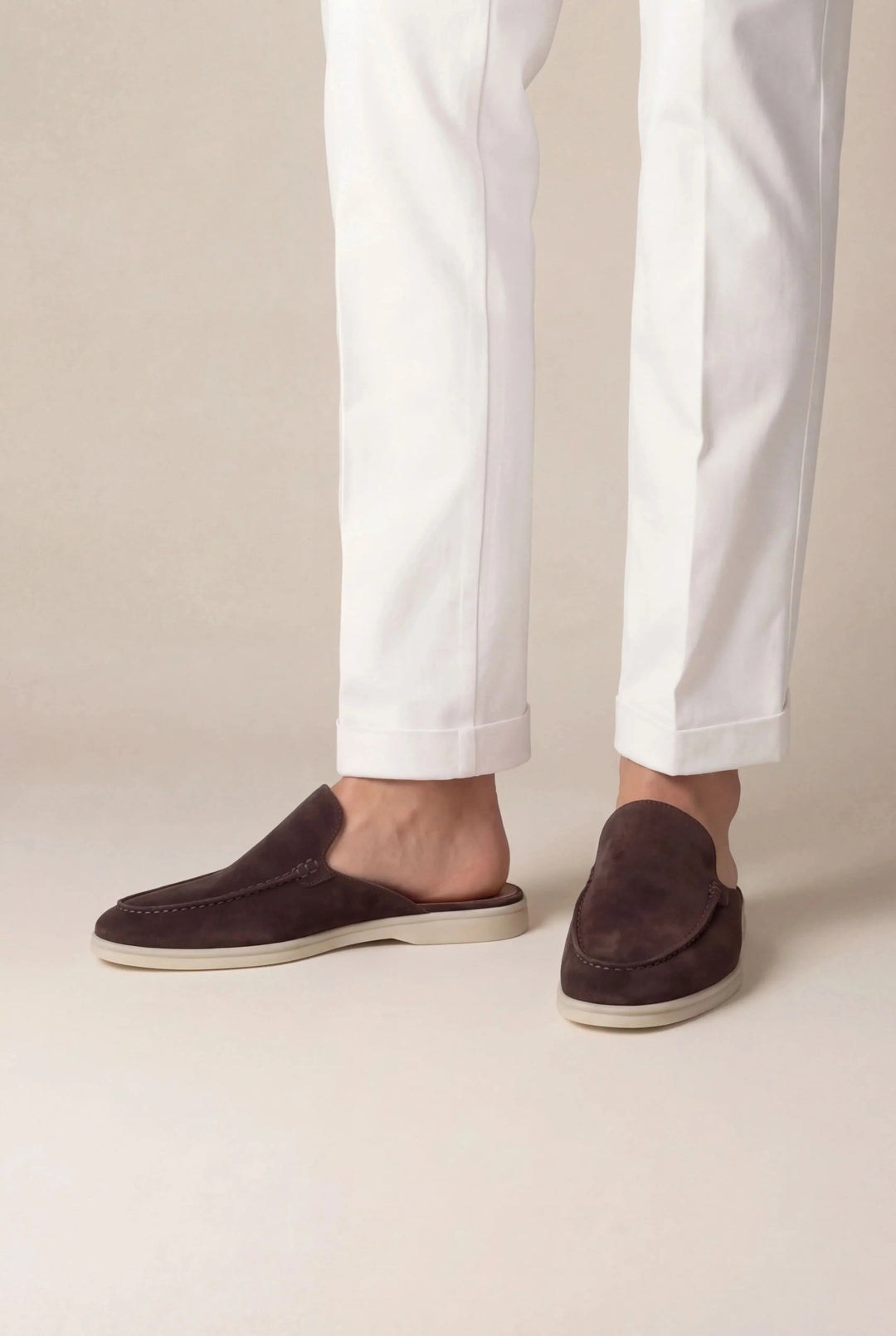 Julien mule marron detail 3