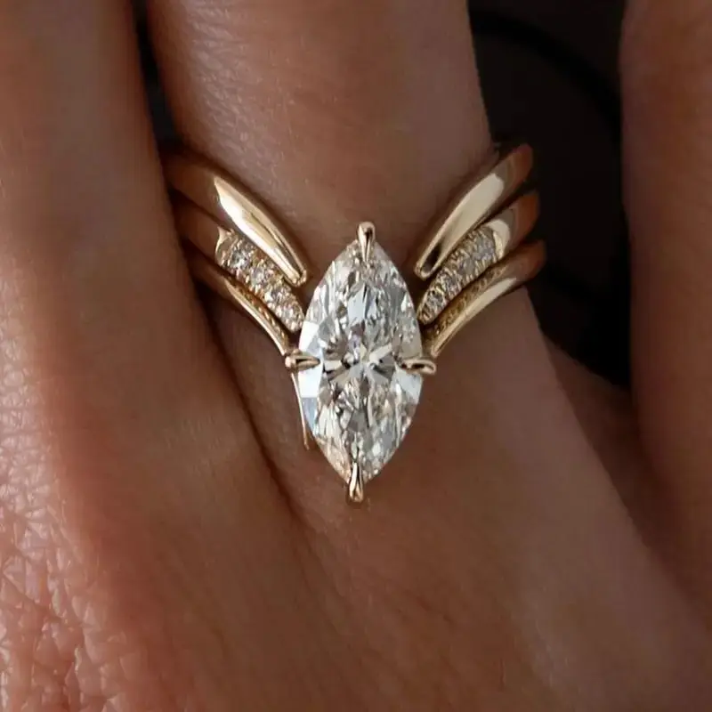Bague Or Goutte Dorée Royale