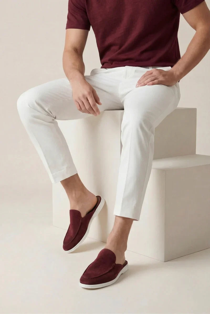 Julien mule bordeaux detail 1